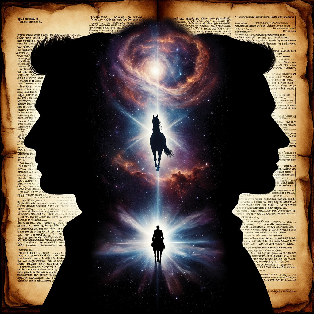 Иллюстрация "Синхронность пророчеств" создана сетью Шедеврум