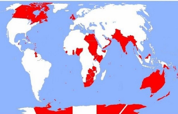 Британская империя в 1910-е.