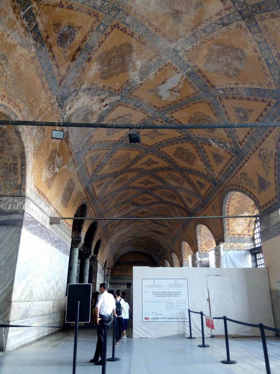 Натрекс с росписью потолка времен Юстиниана. 