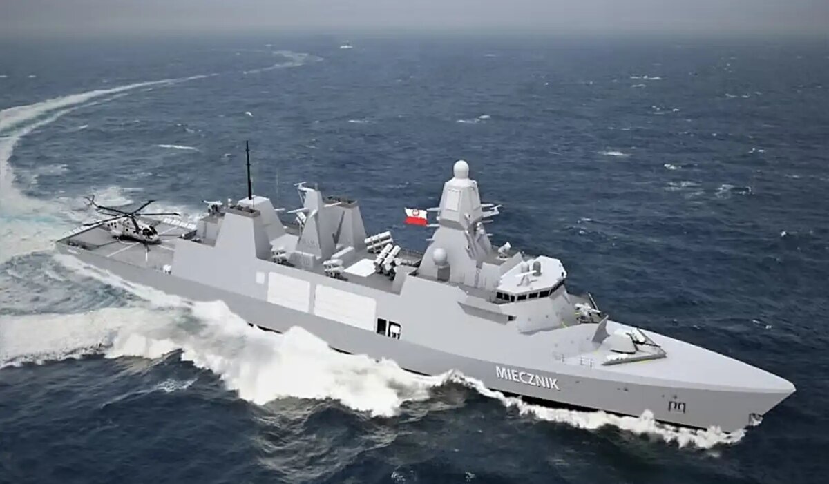    Многоцелевой фрегат типа Miecznik. © naval-technology.com