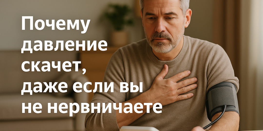 Почему давление скачет, даже если вы не нервничаете?