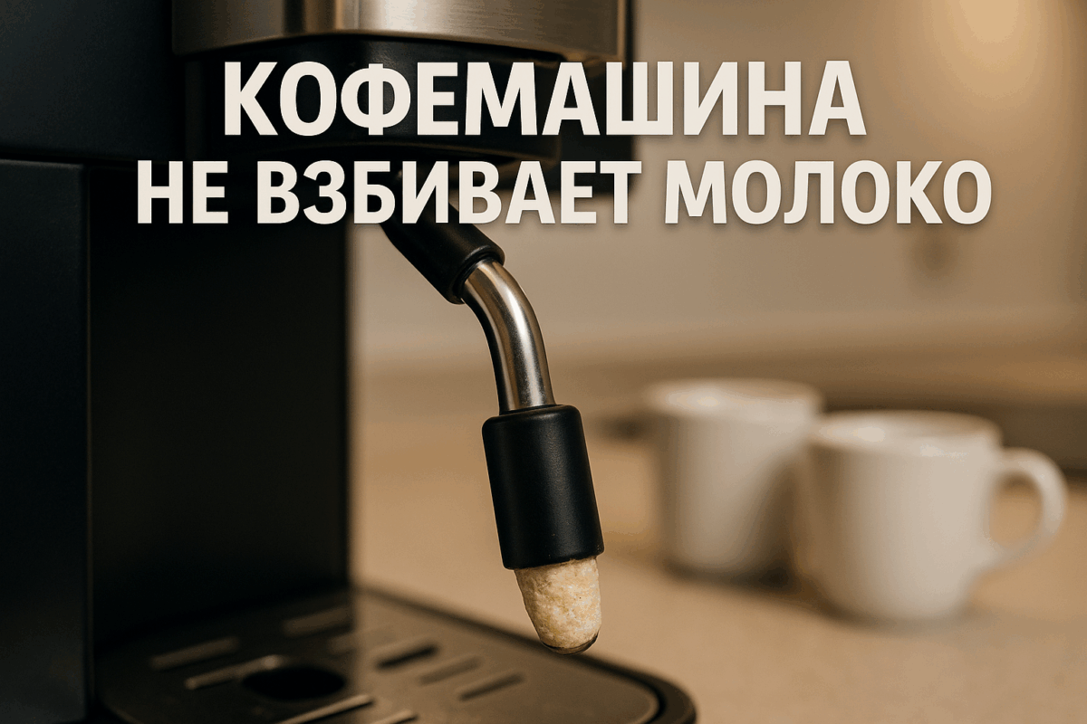    Кофемашина не взбивает молоко — капучинатор не работает Михаил Юрьевич