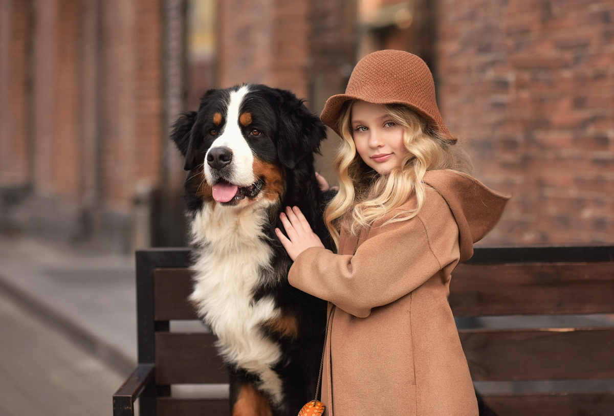 на прогулке