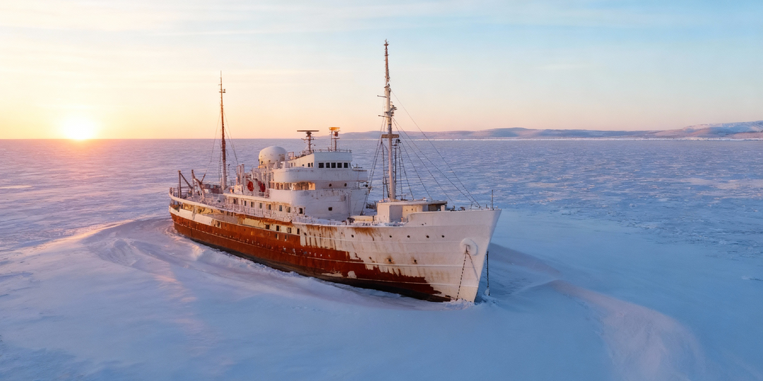 Яхта Маннергейма: почему роскошный лайнер застыл во льдах Арктики
