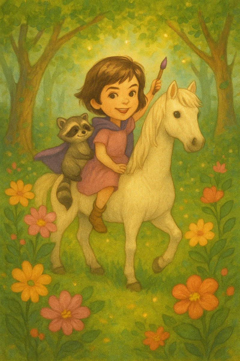 Сказка про Киру и енотика Пуффа