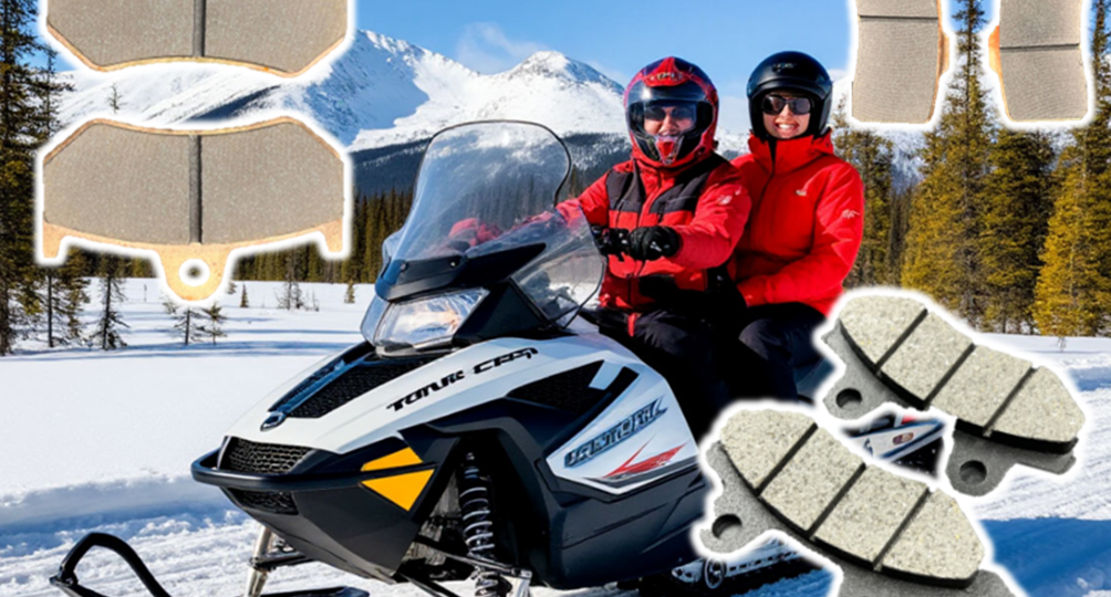 Как выбрать тормозные колодки для снегохода