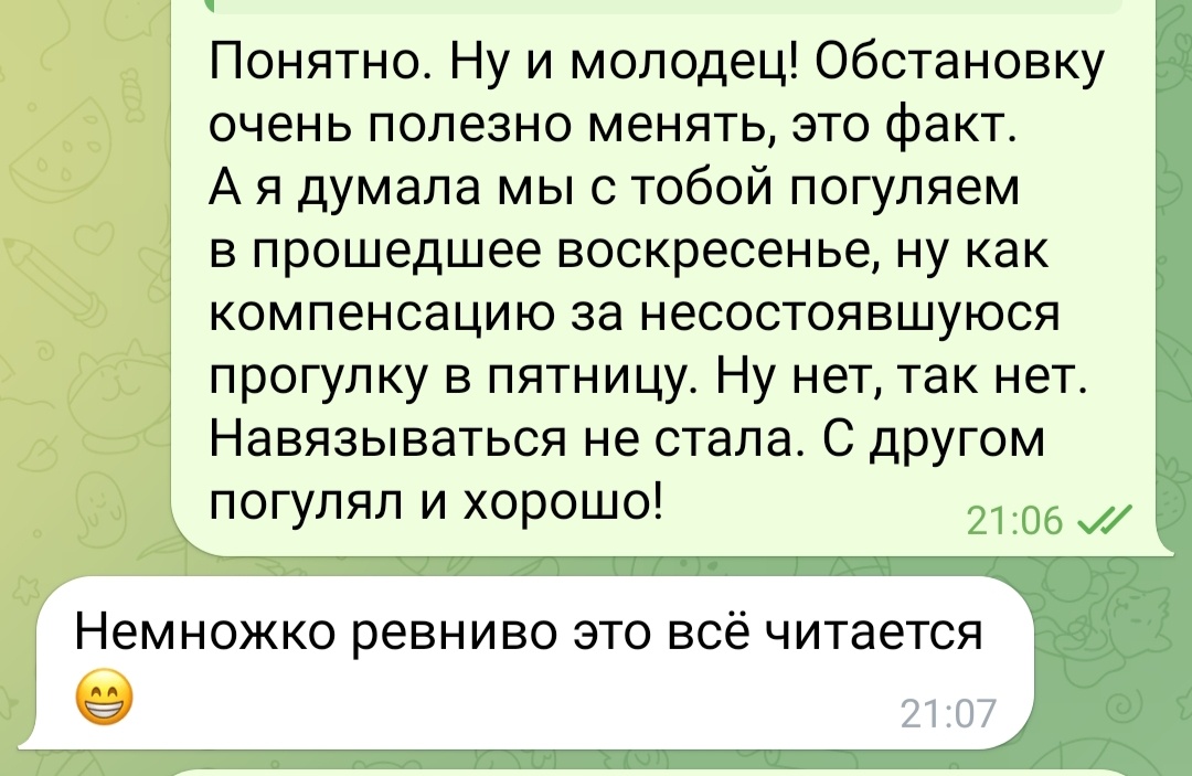 Скрин последнего диалога