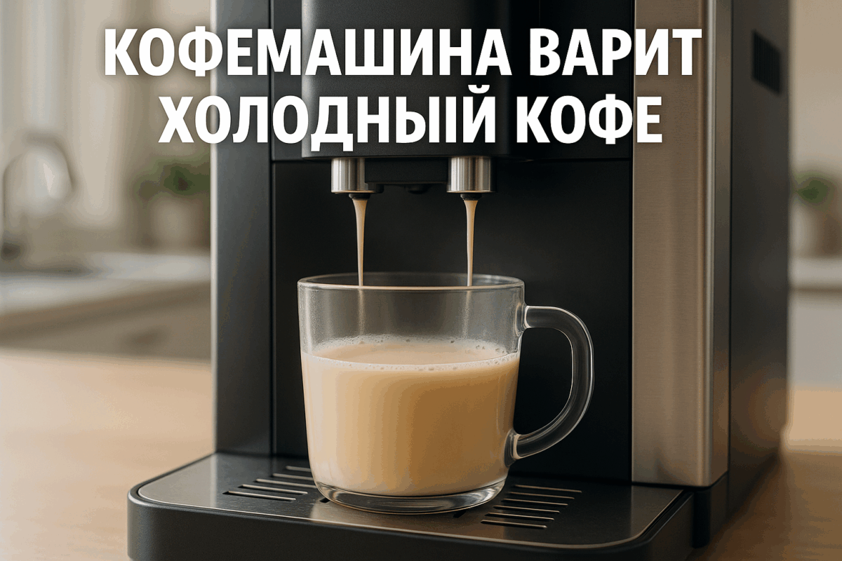    Кофемашина варит холодный кофе Михаил Юрьевич