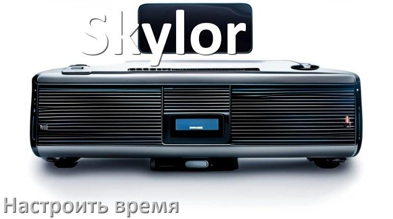 
Как на магнитоле Skylor настроить время в Андроид