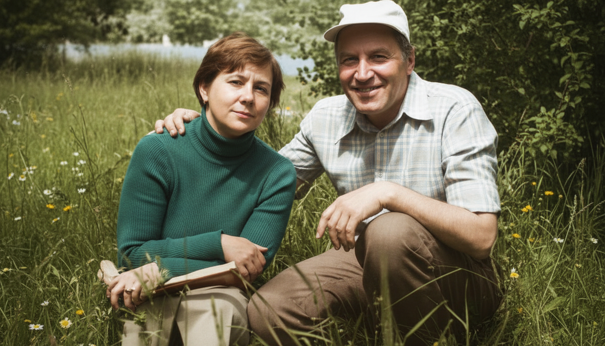 Дроздов с супругой