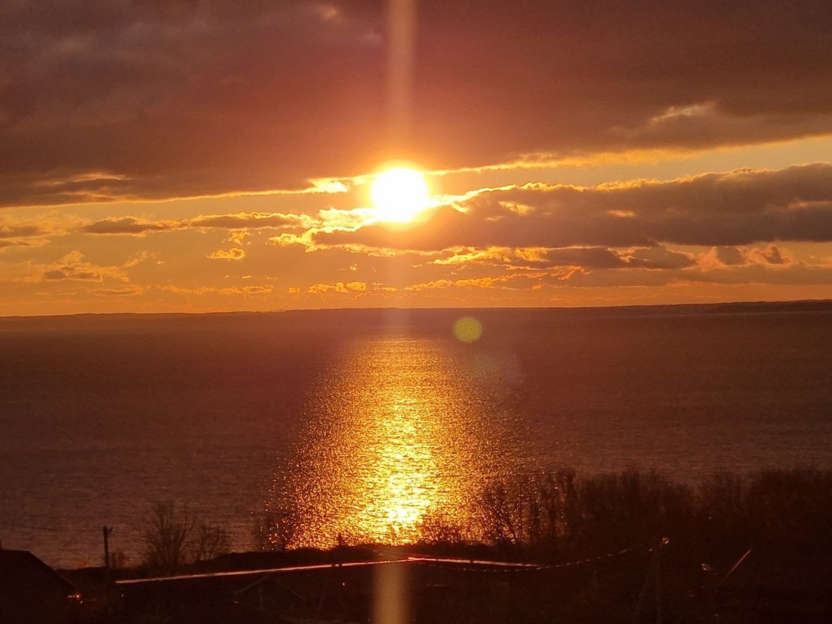 ноябрьский закат