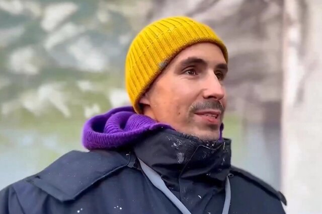    Художник Василий Шершон. Фото: Телеграм-канал Мэрия Хабаровска