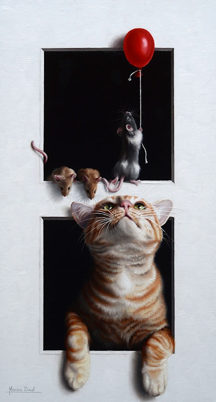 «Красный шарик», 2014. Источник: artrenewal.org