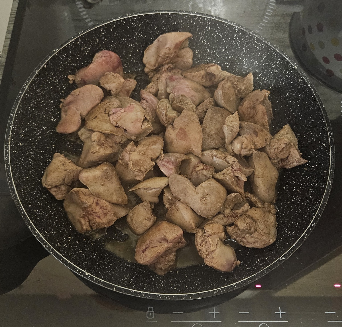 Обжариваем печень