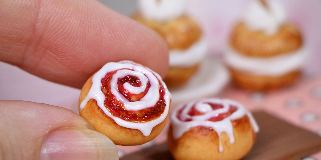 Волшебство кукольной кухни: булочки из полимерной глины и мастер класс лепки!