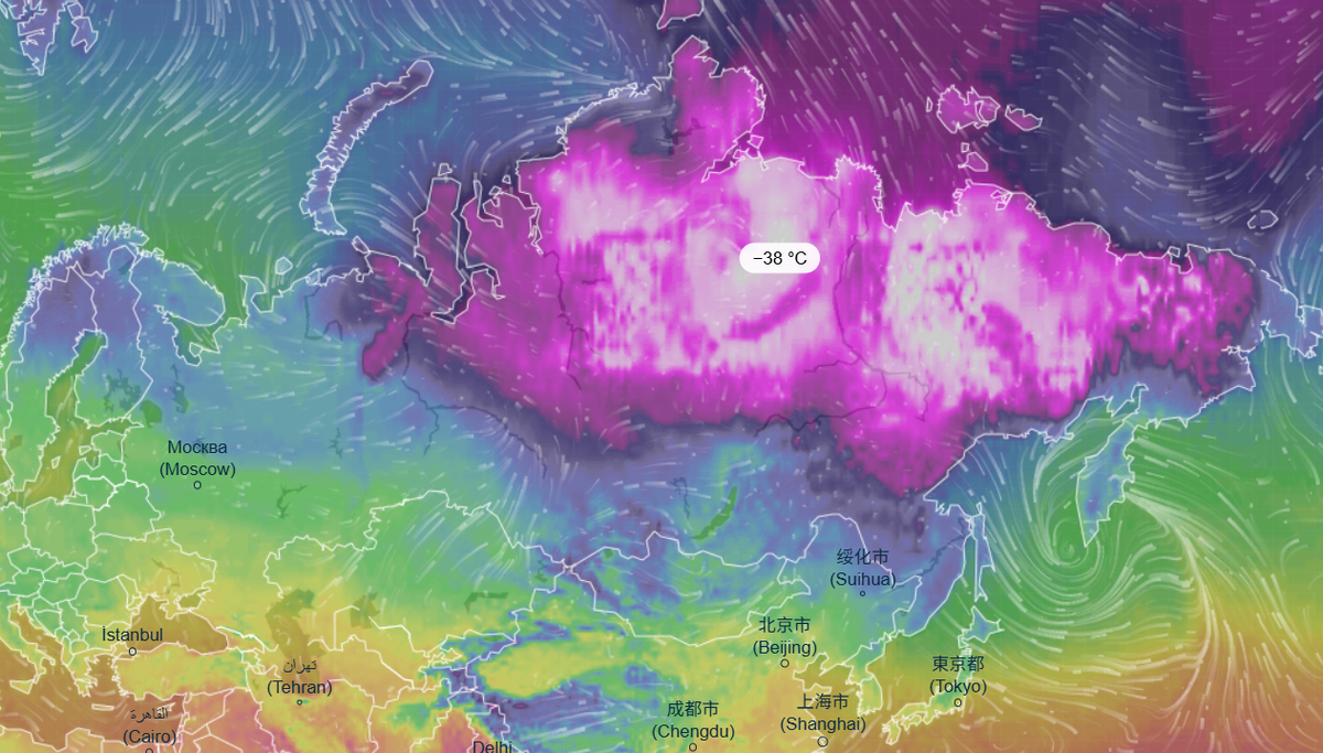 Данные с сайта ventusky.com на 11.11.2025
