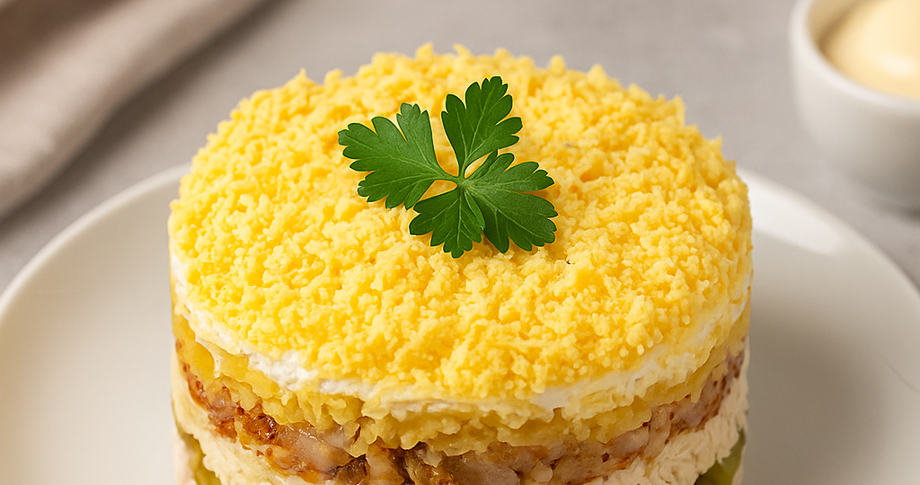 Салат, который просят готовить каждый Новый год: мой проверенный рецепт «Генеральского» с курицей