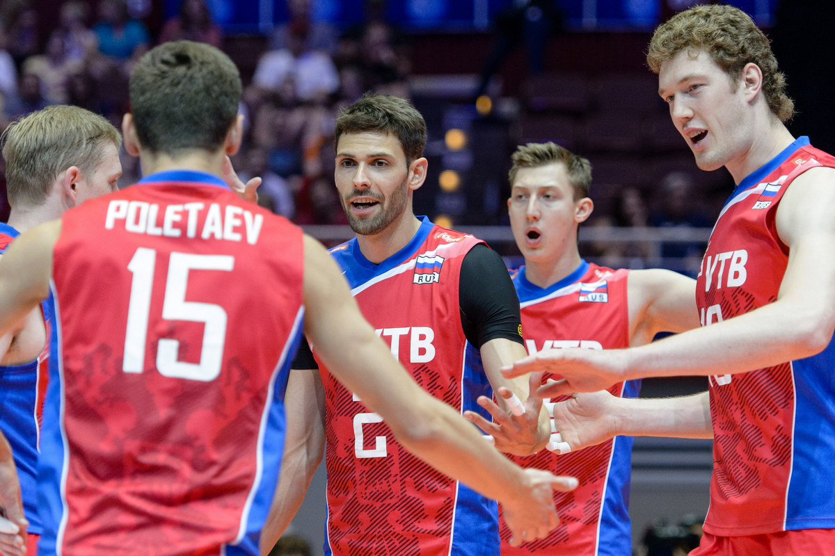    Дивиш (№2) в составе сборной России в Мировой лиге-2016 / фото: fivb.com