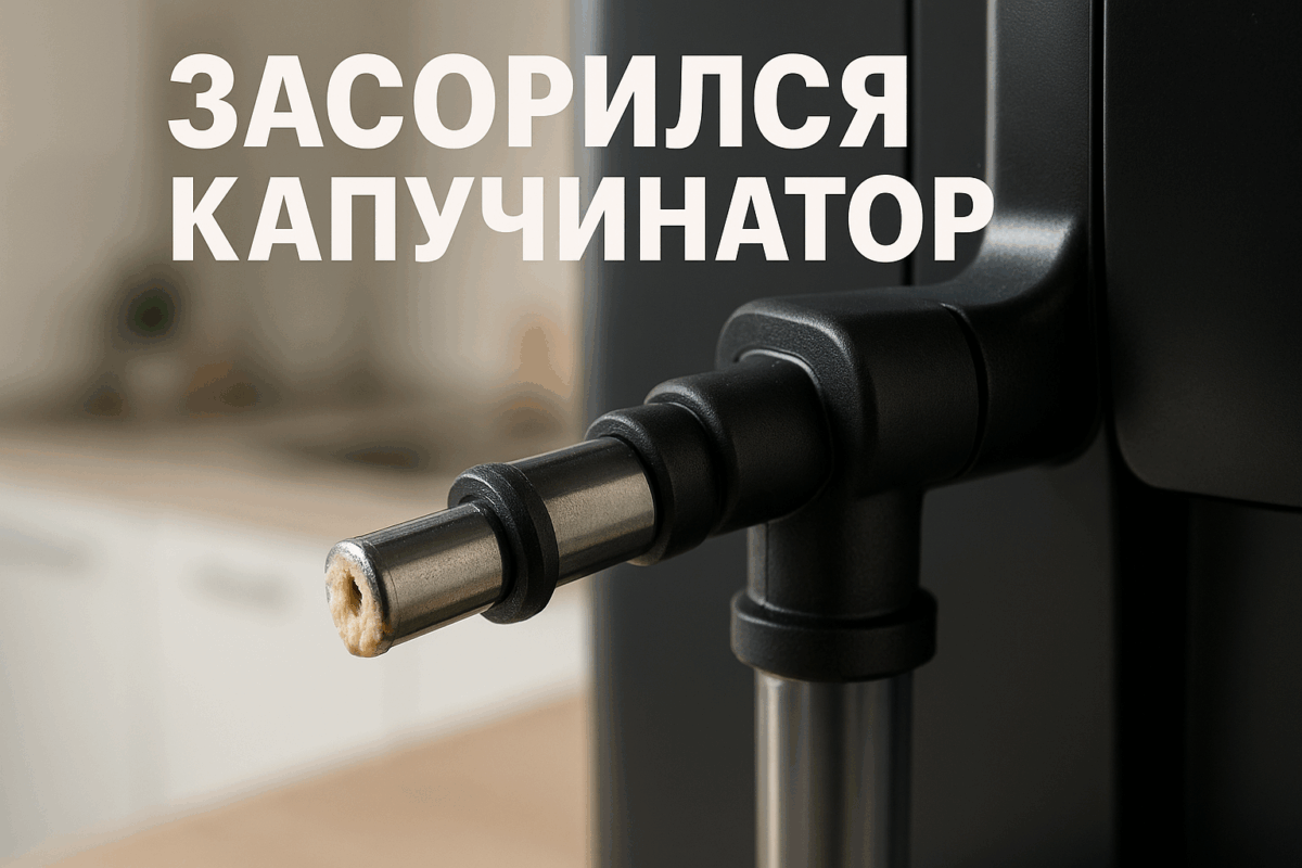    Засорился капучинатор в кофемашине Михаил Юрьевич