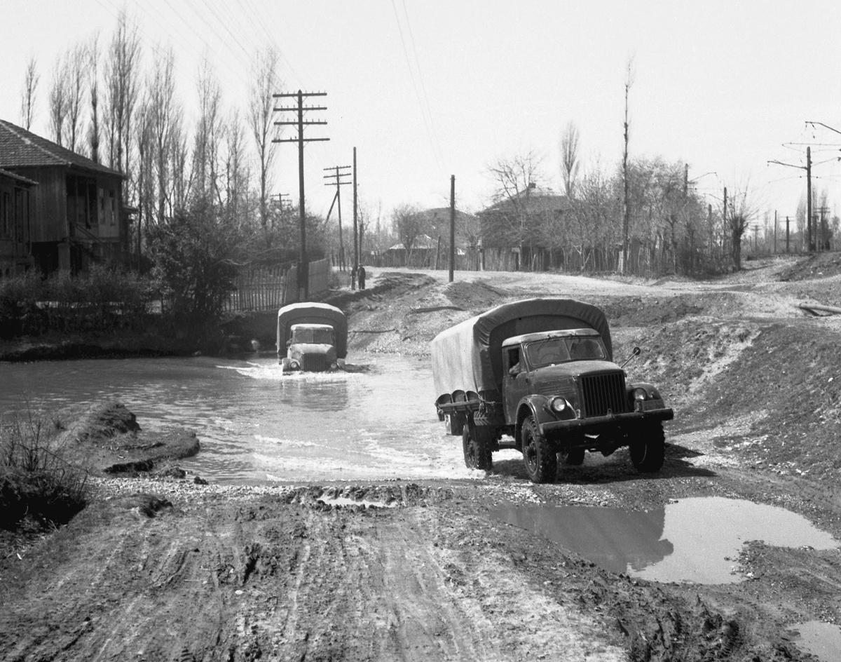 Испытания ГАЗ-63 из первых производственных партий