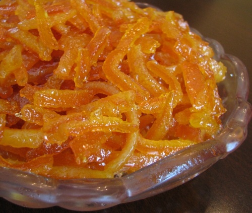 Цукаты из апельсиновых корок