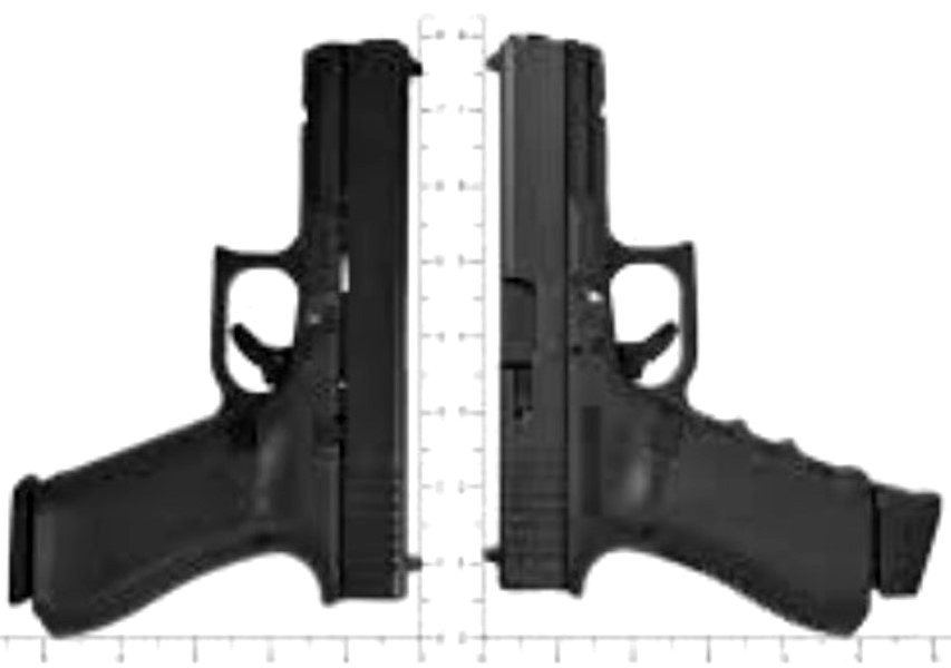 "Глок-17" 5-го поколения (слева) и "Глок-18" (справа).