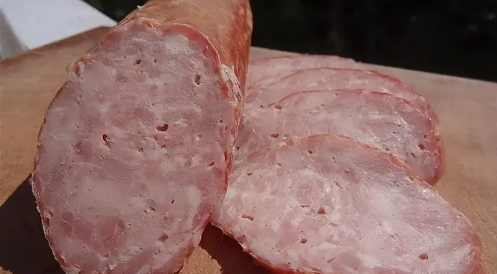 Домашняя копчёная колбаса из индейки
