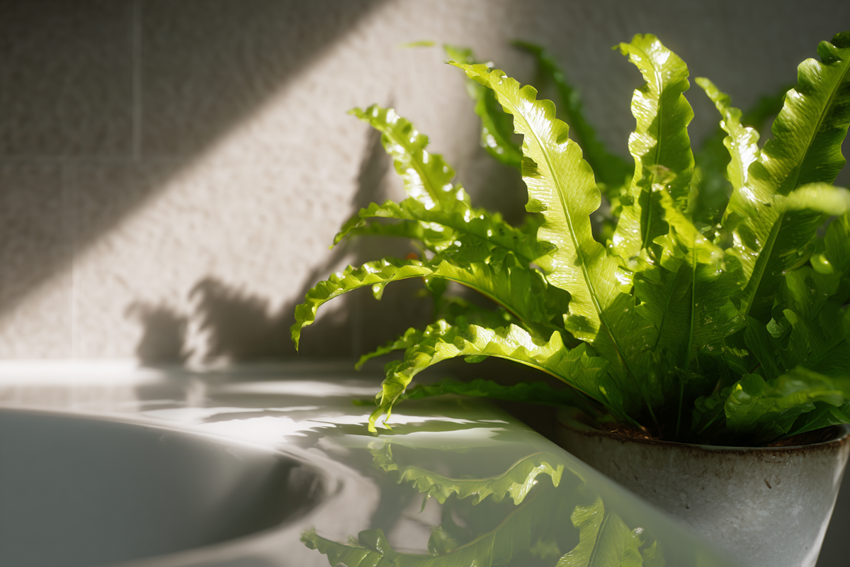 Асплениум в ванную