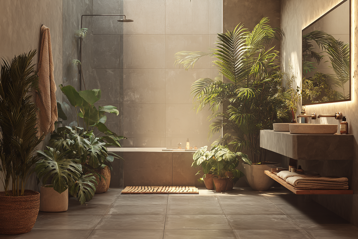 Почему растения в ванной — это хорошая идея