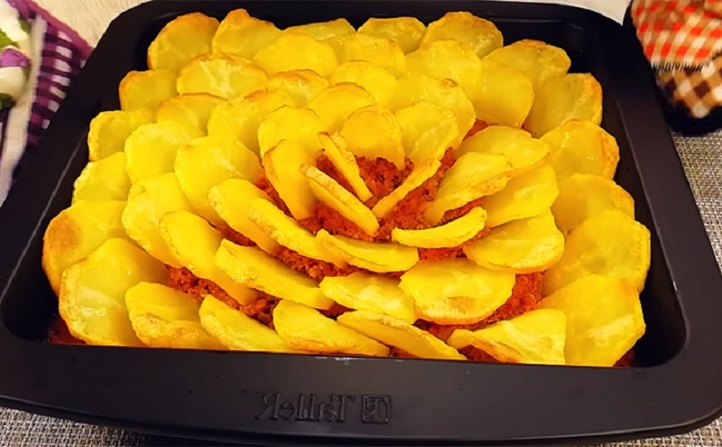 Картофельный цветок с мясом: новый взгляд на любимое блюдо