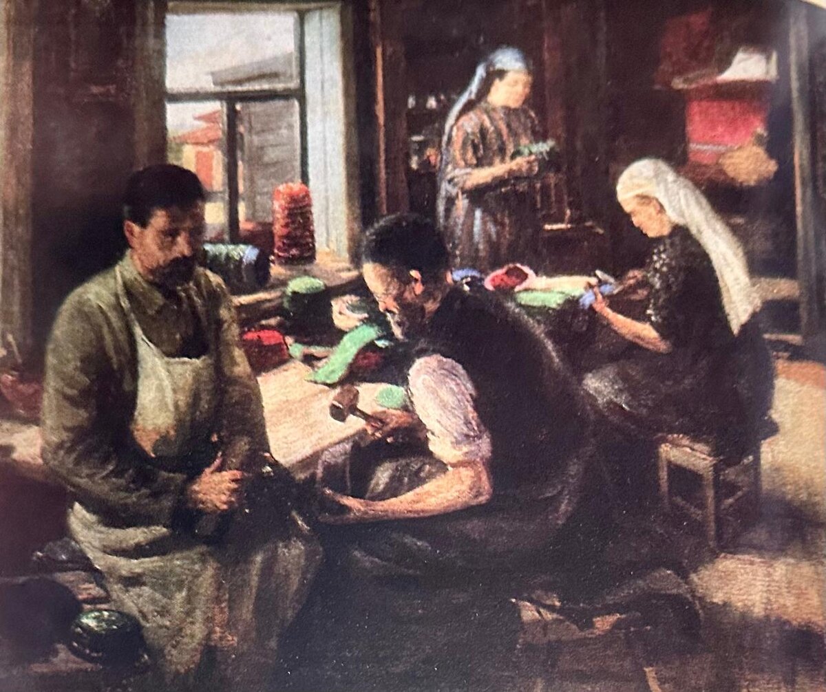 Григорий Медведев. «Татары - кустари-тюбетейщики». 1926