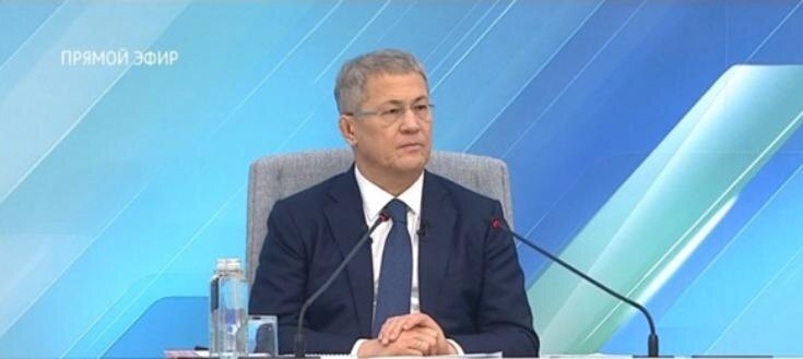   Фото: скрин с прямой линии с Радием Хабировым