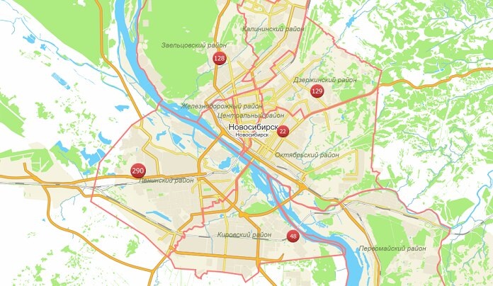    Скриншот муниципального портала Новосибирска