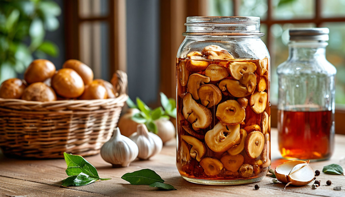 Маринованные опята