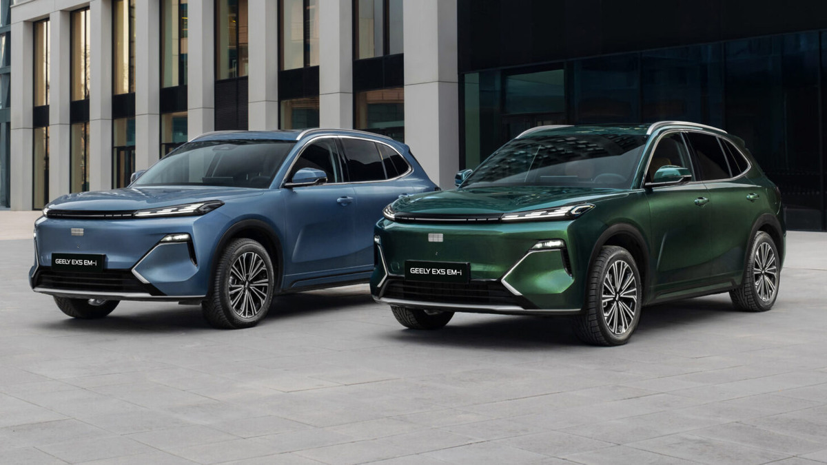    Geely EX5 EM-i. Фото Geely