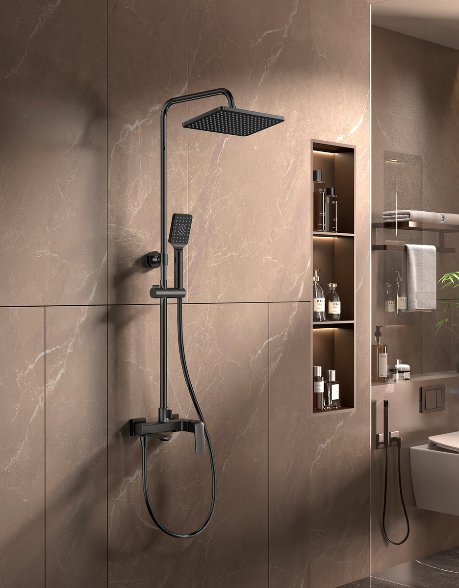 Душевая система Lemark Hosta LM12362BL для ванны и душа 