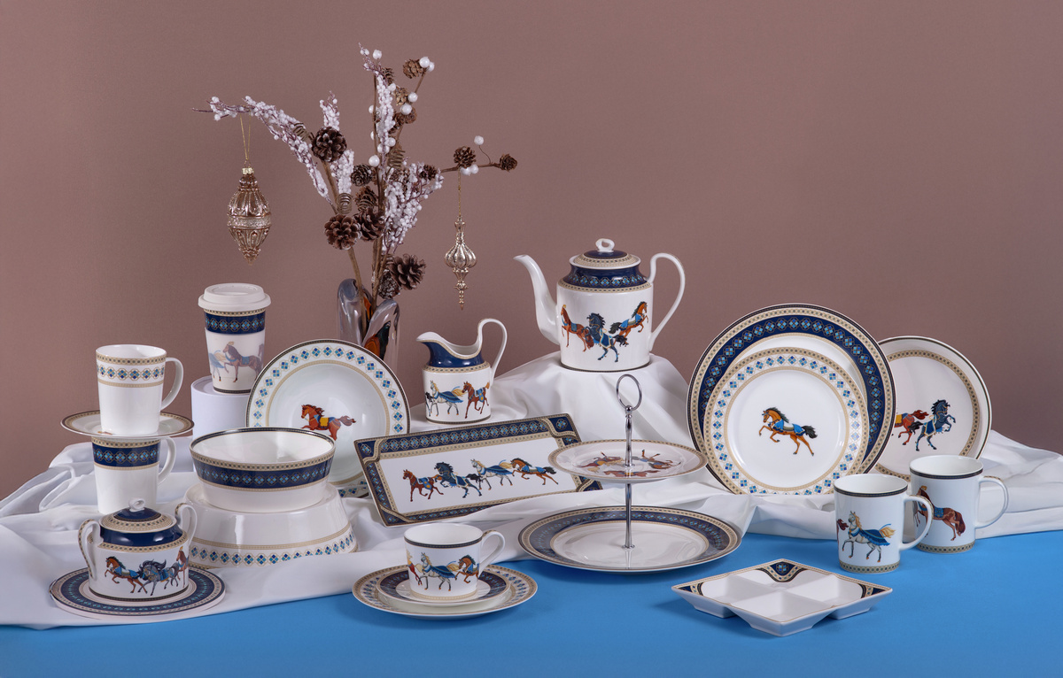 Коллекция фарфоровой посуды Darby