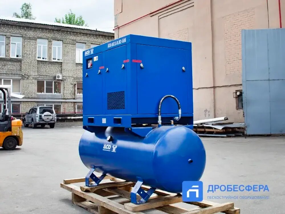 Винтовой компрессор на ресивере