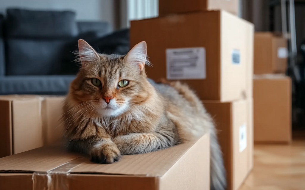 Первая в дом заходит кошка