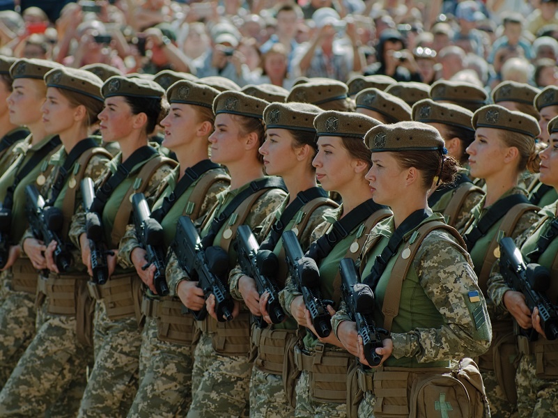    Массовый призыв женщин на Украине решили не использовать. Фото: wikipedia.org/CC BY SA 4.0