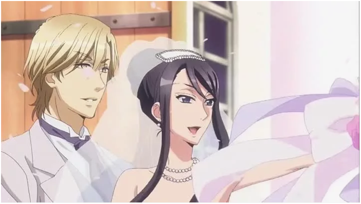 Невеста бросает сюжет - девочка его ловит.