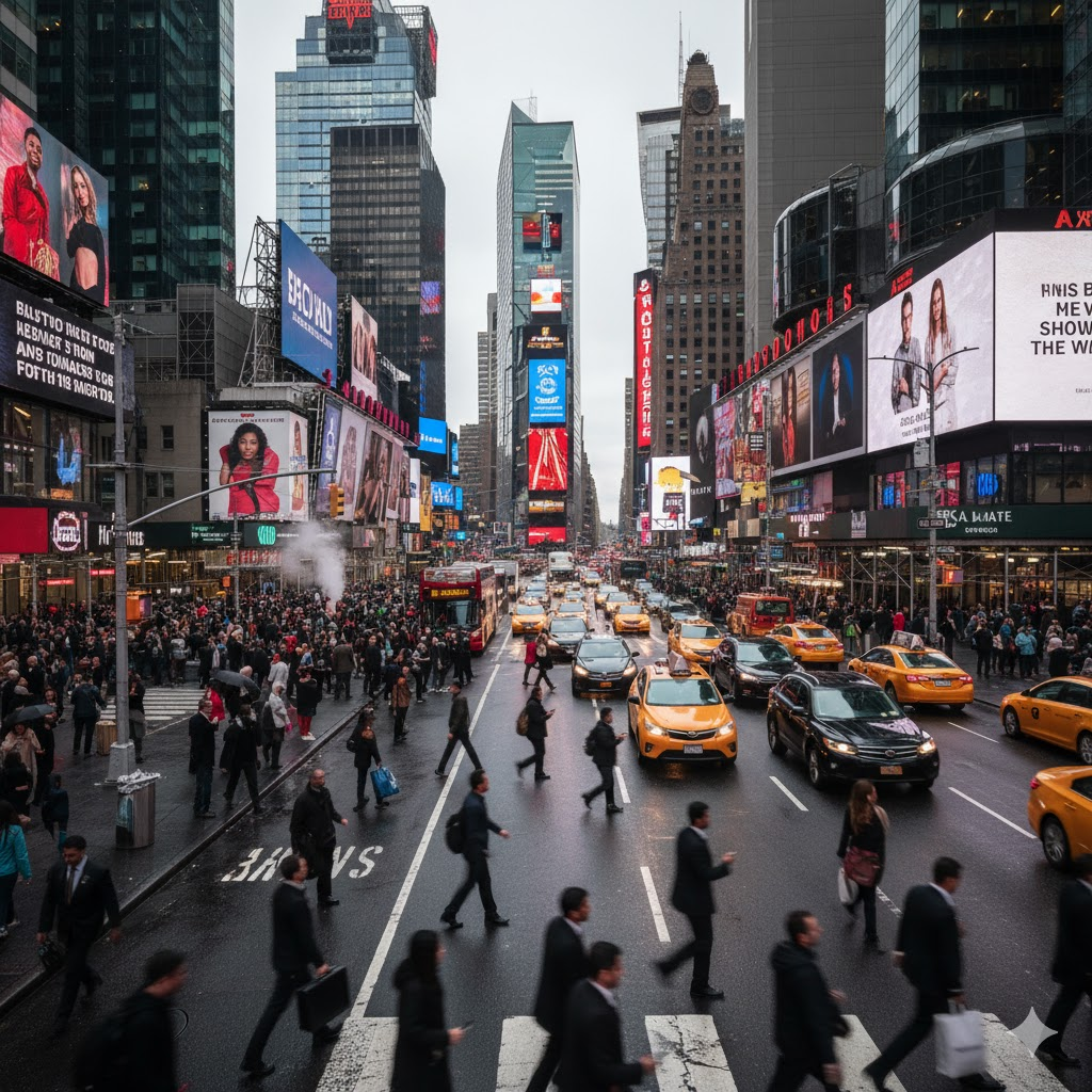 .Из небольшого торгового порта он вырос в мегаполис с более чем 8,5 миллионами жителей, став финансовой столицей мира, где каждый третий житель, по слухам, – латентный миллионер, а каждый 38-й американец живет именно здесь.