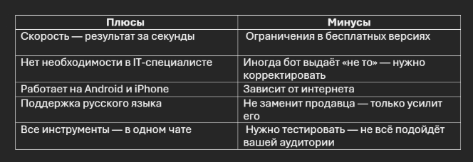 Плюсы и минусы: что нужно знать