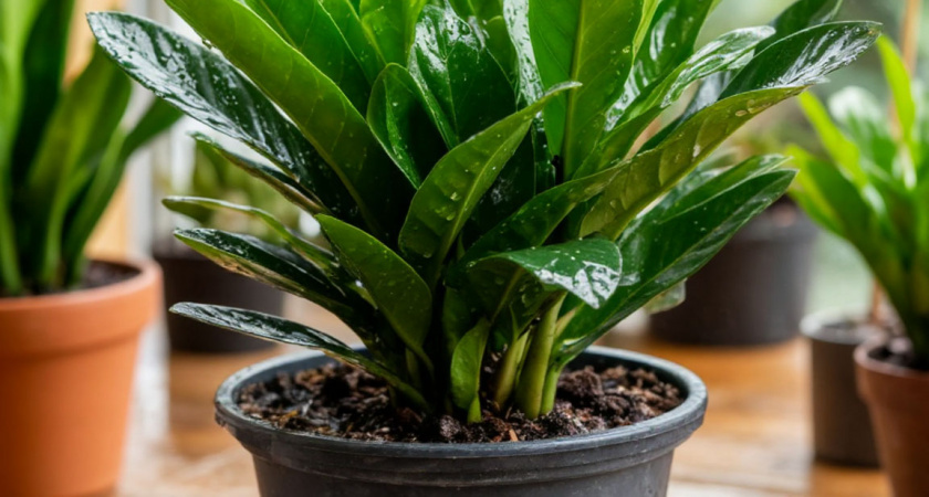    Лью стакан под корень раз в 14 дней, и замиокулькас радует новыми побегами – не подкормка, а золото, особенно в ноябре