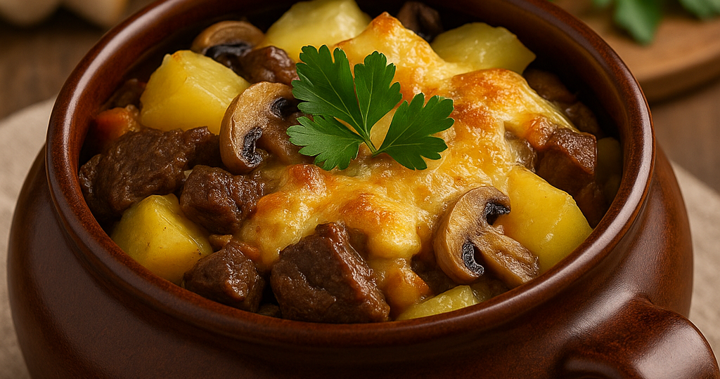 Секрет праздничного уюта: как приготовить говядину в горшочках с картошкой и грибами, чтобы все просили добавку