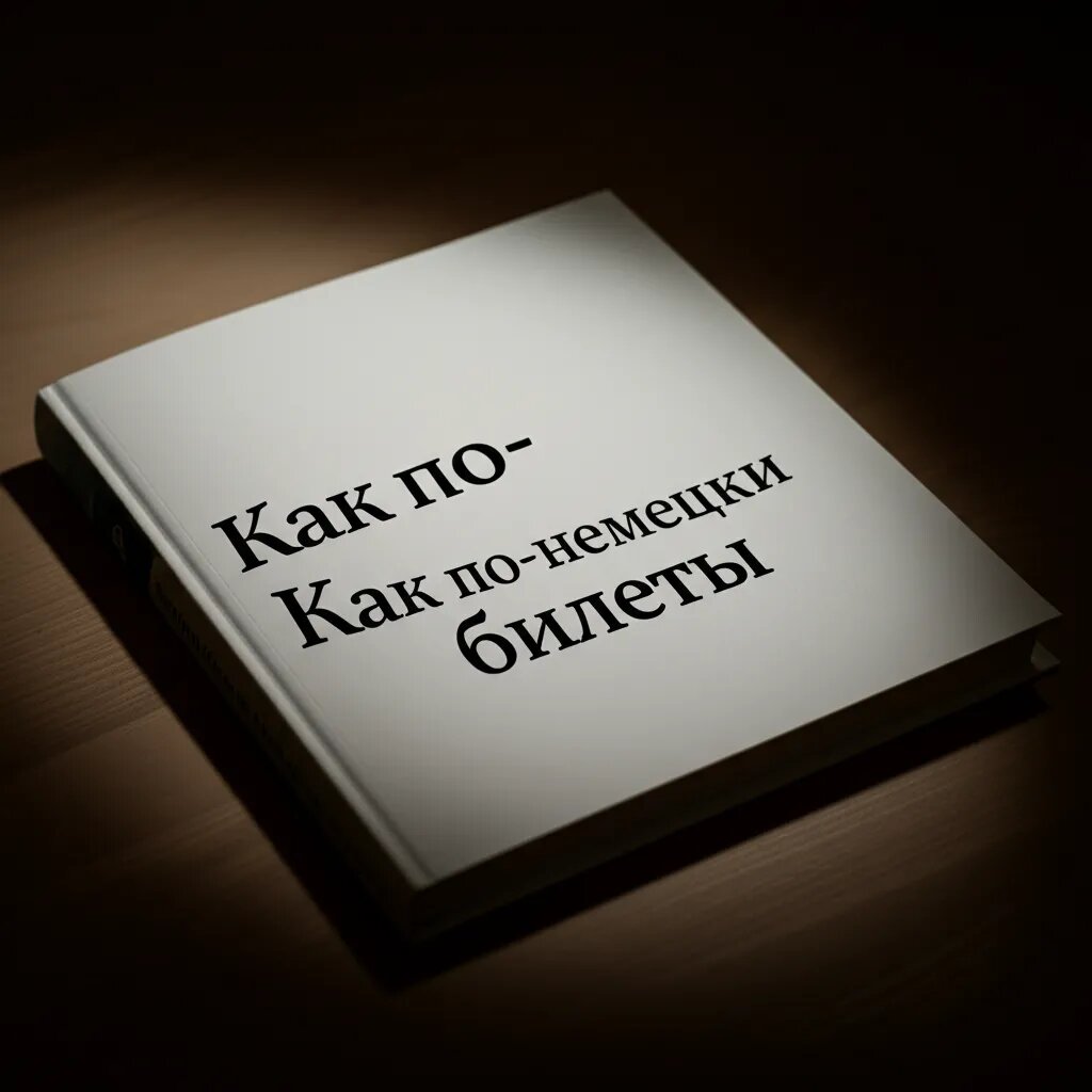    Как по-немецки билеты Михаил Обзоров