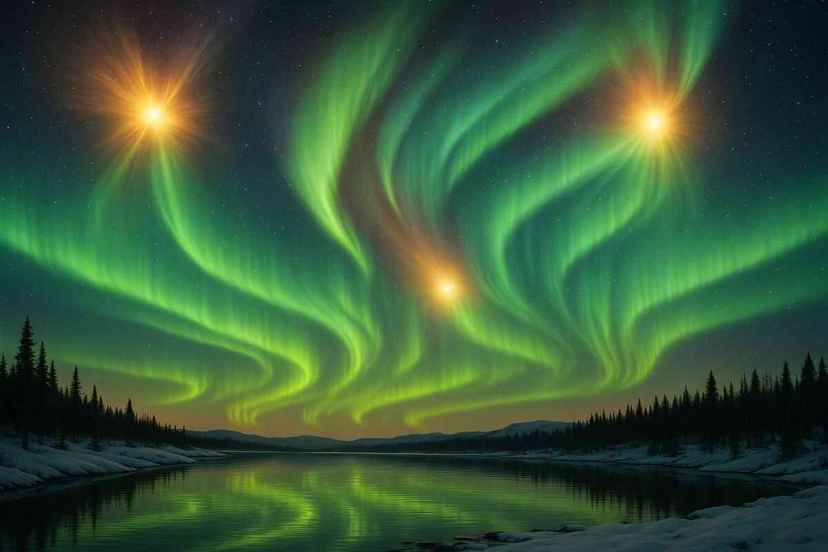 Три солнечные вспышки вызовут редкое сияние и бурю на Земле