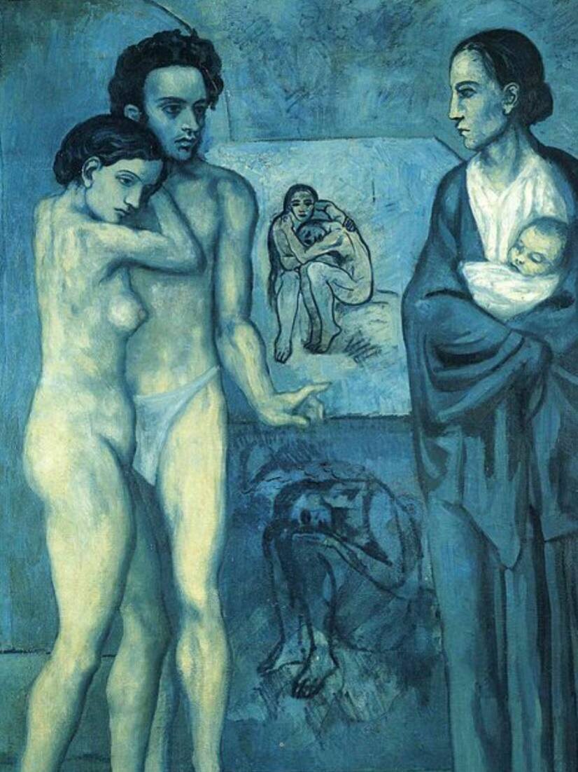 "Синий" период творчества Пабло Пикассо