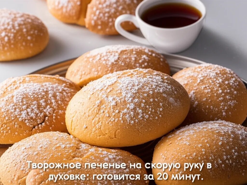    Творожное печенье на скорую руку в духовке: готовится за 20 минут. Евгения Супова