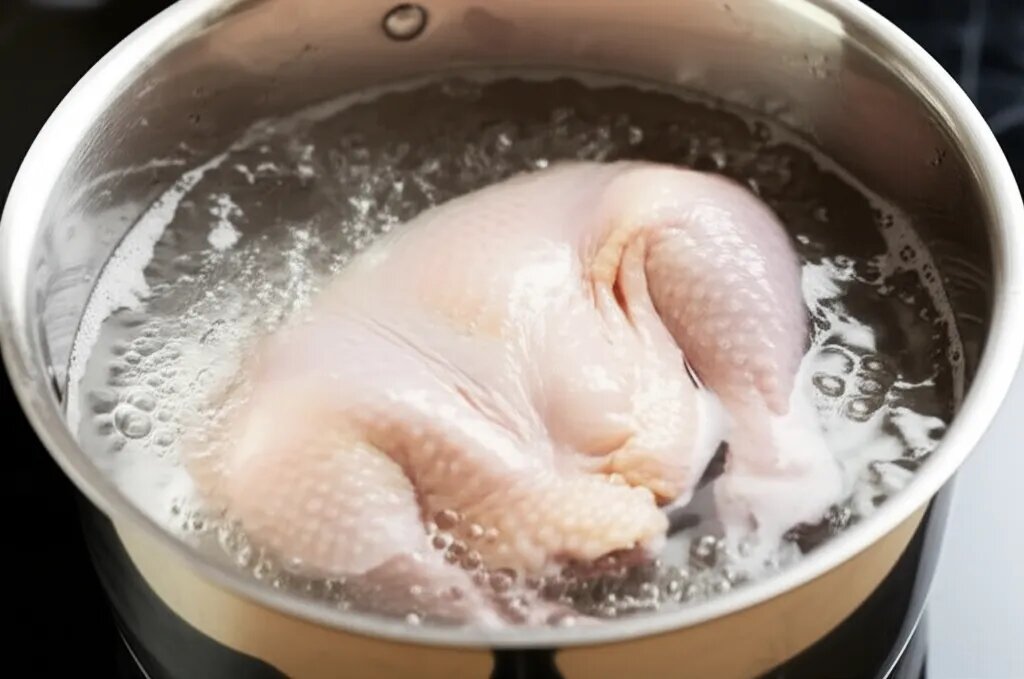    Сколько варить курицу после закипания воды Евгения Супова